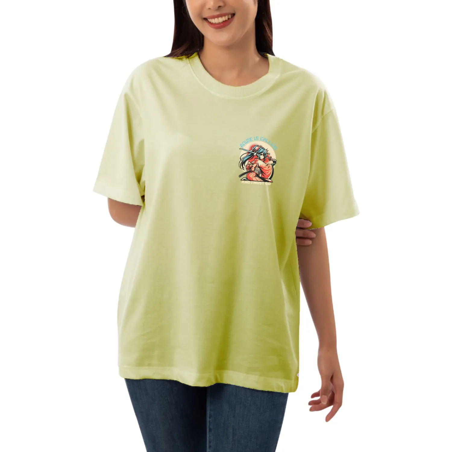 Anime calling Womens Oversized T-shirt