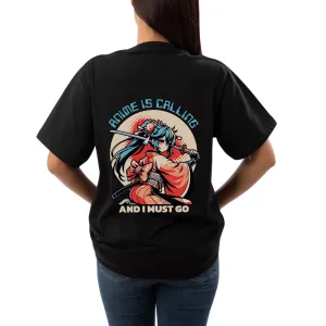 Anime calling Womens Oversized T-shirt