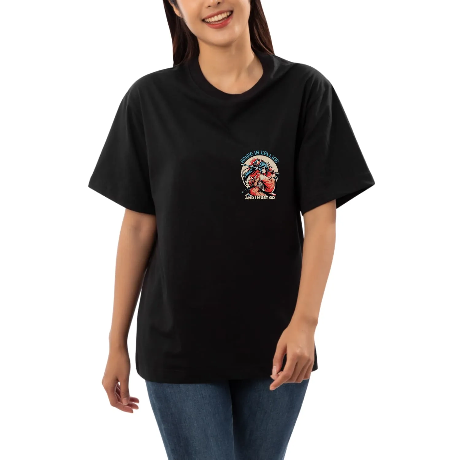 Anime calling Womens Oversized T-shirt