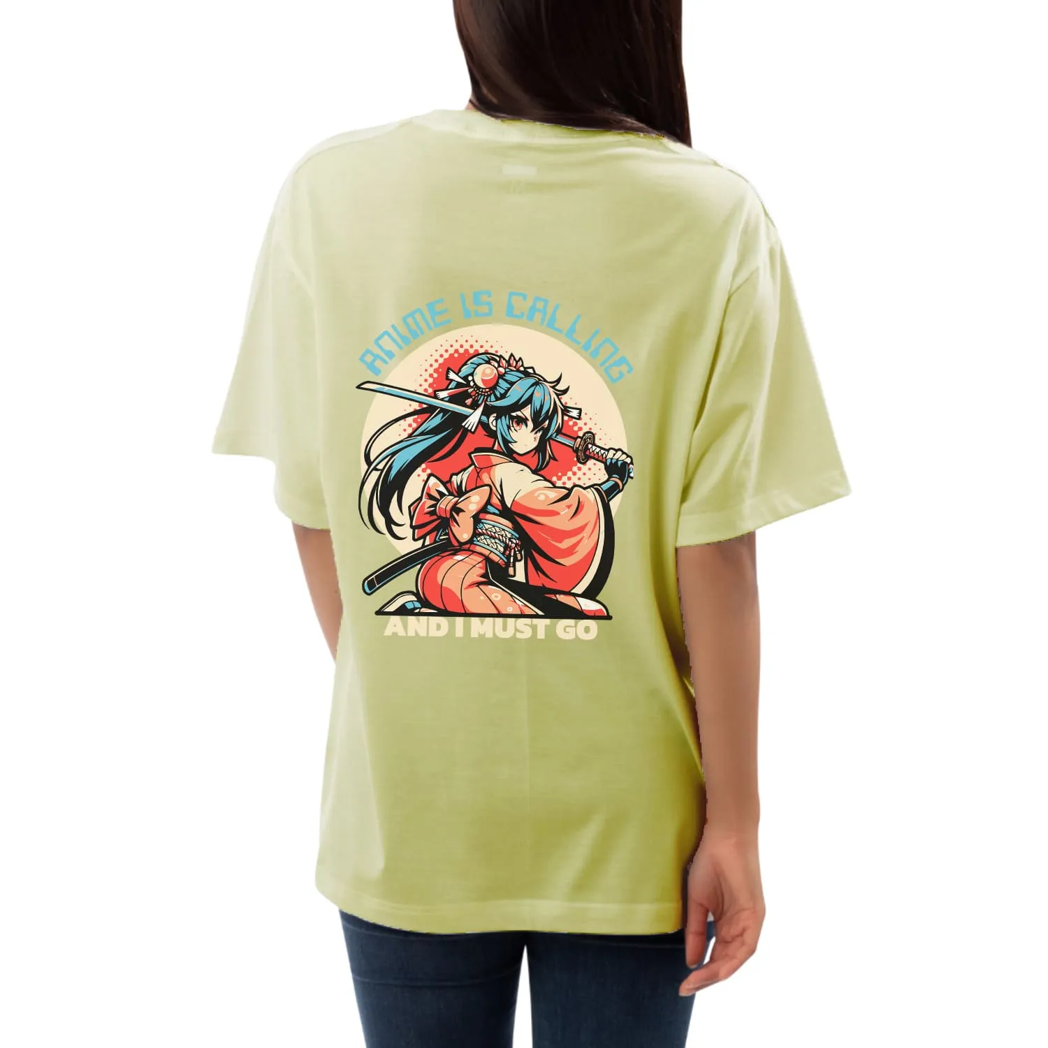 Anime calling Womens Oversized T-shirt