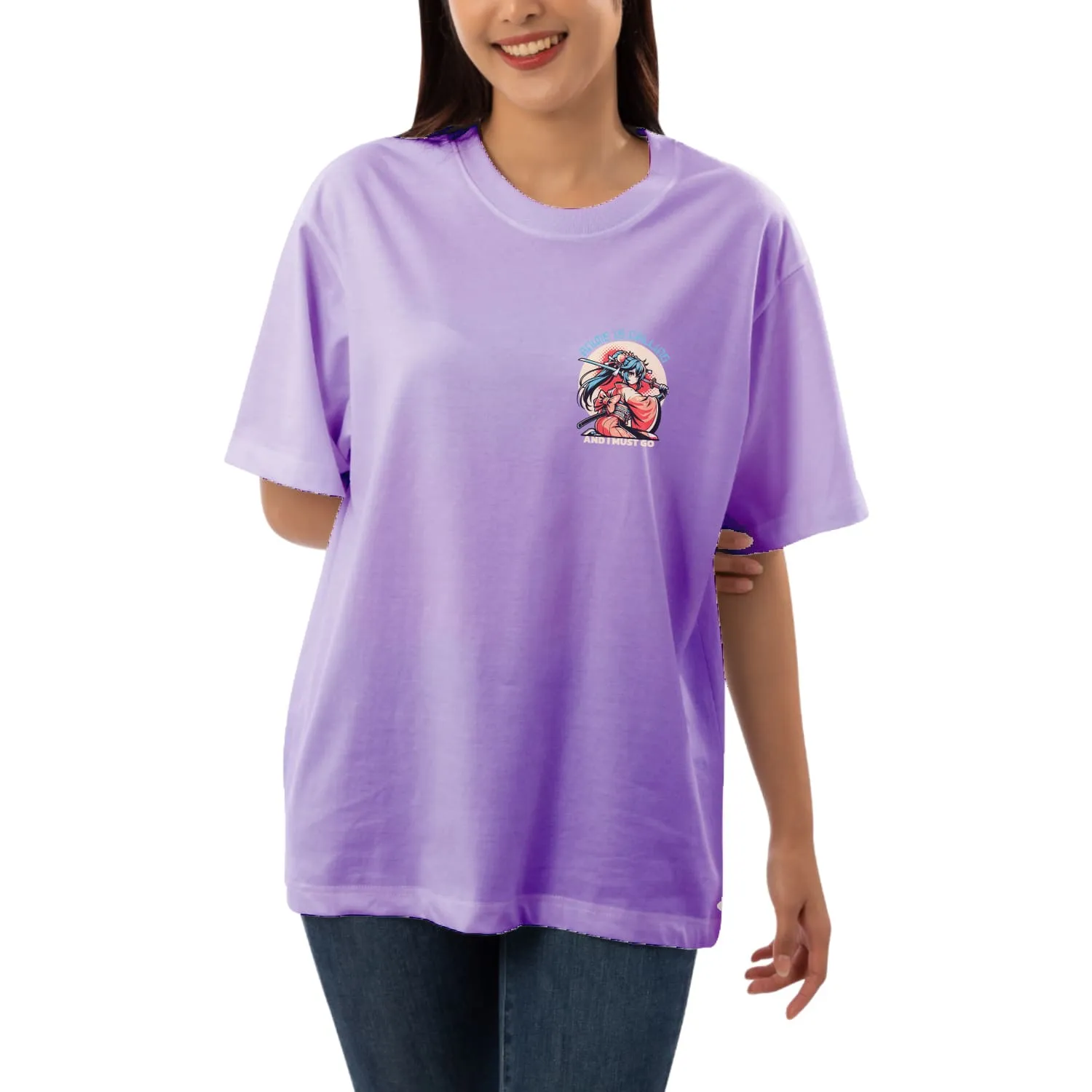 Anime calling Womens Oversized T-shirt