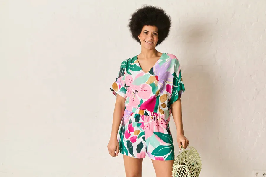 Atelier Jupe - Colour Splash Viscose Fabric