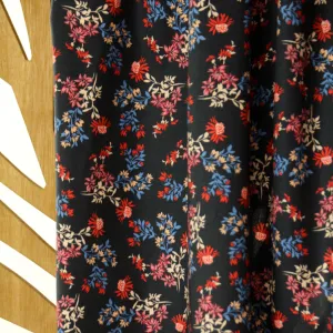 Atelier Jupe - Dried Flower Print Cotton-Stretch Fabric