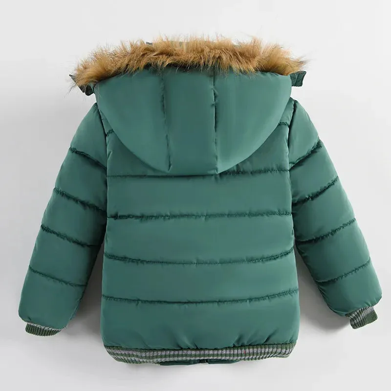 Baby Boy Fall Camouflage Hooded Jackets