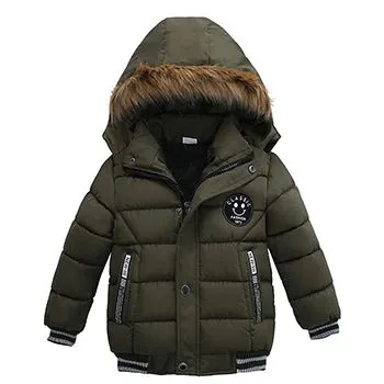 Baby Boy Fall Camouflage Hooded Jackets