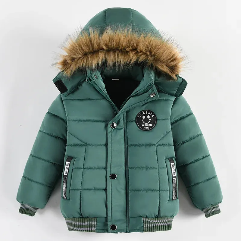 Baby Boy Fall Camouflage Hooded Jackets
