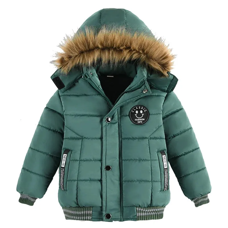Baby Boy Fall Camouflage Hooded Jackets