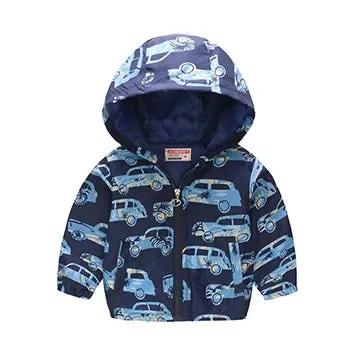 Baby Boy Fall Camouflage Hooded Jackets