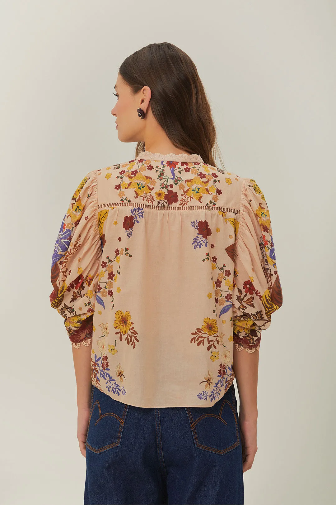 Beauty Bouquet Pink Blouse