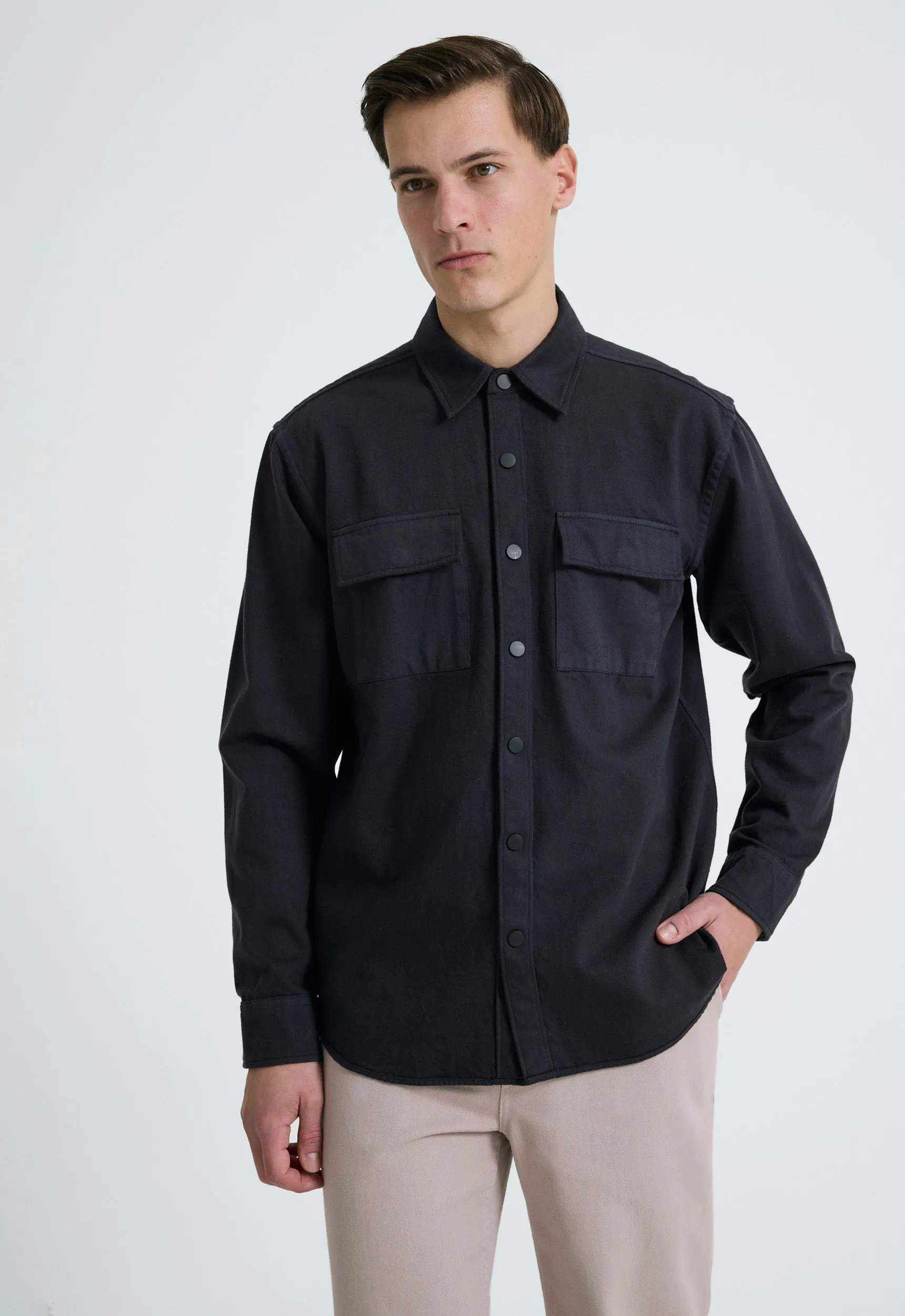 Begg Cotton Shirt - Char