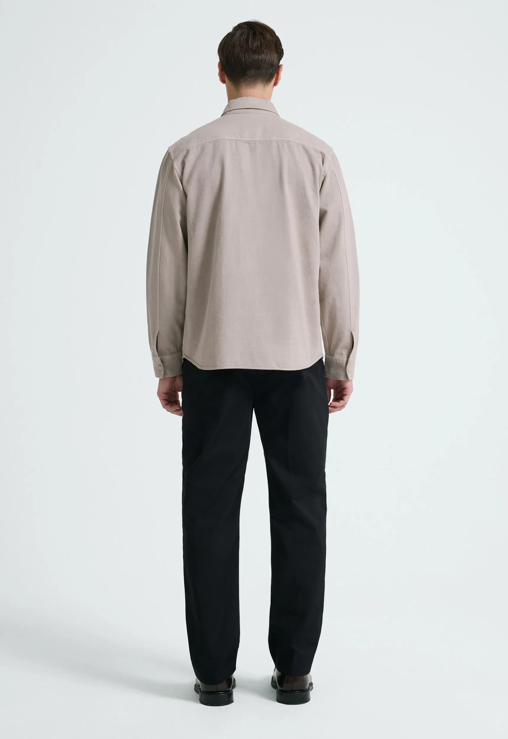 Begg Cotton Shirt - Pearl