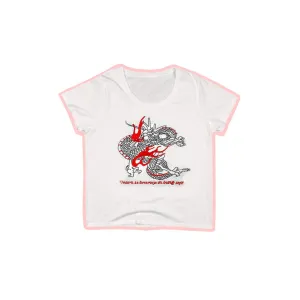 Being Soft Crop Tee