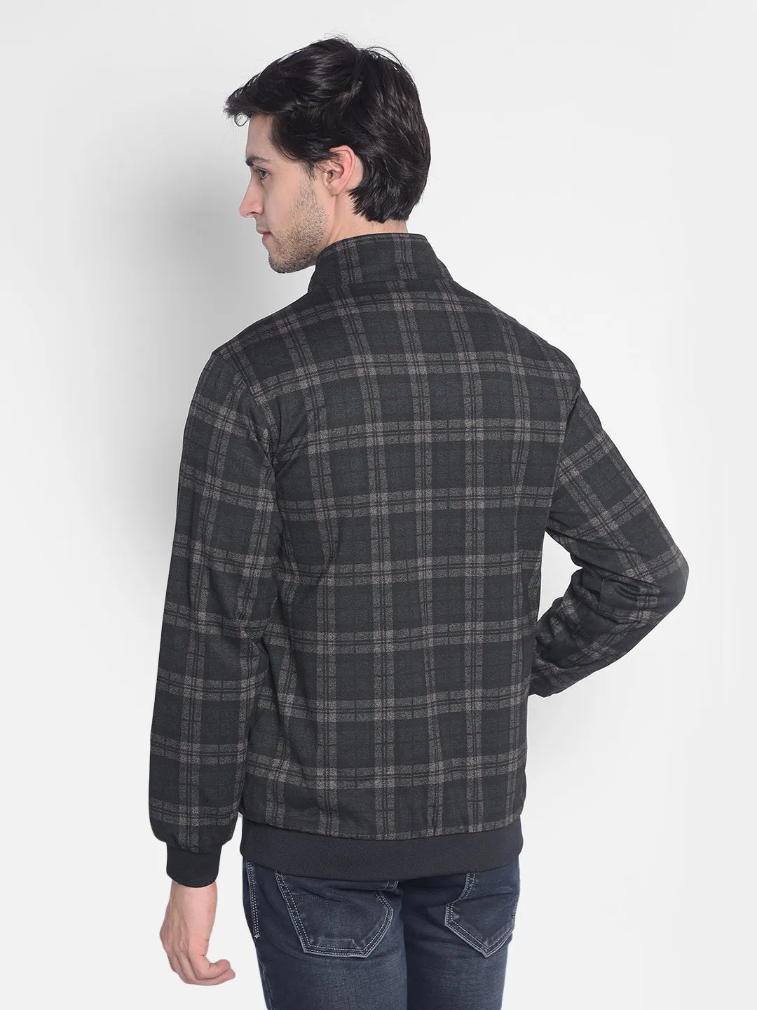 Black Checked Jacket