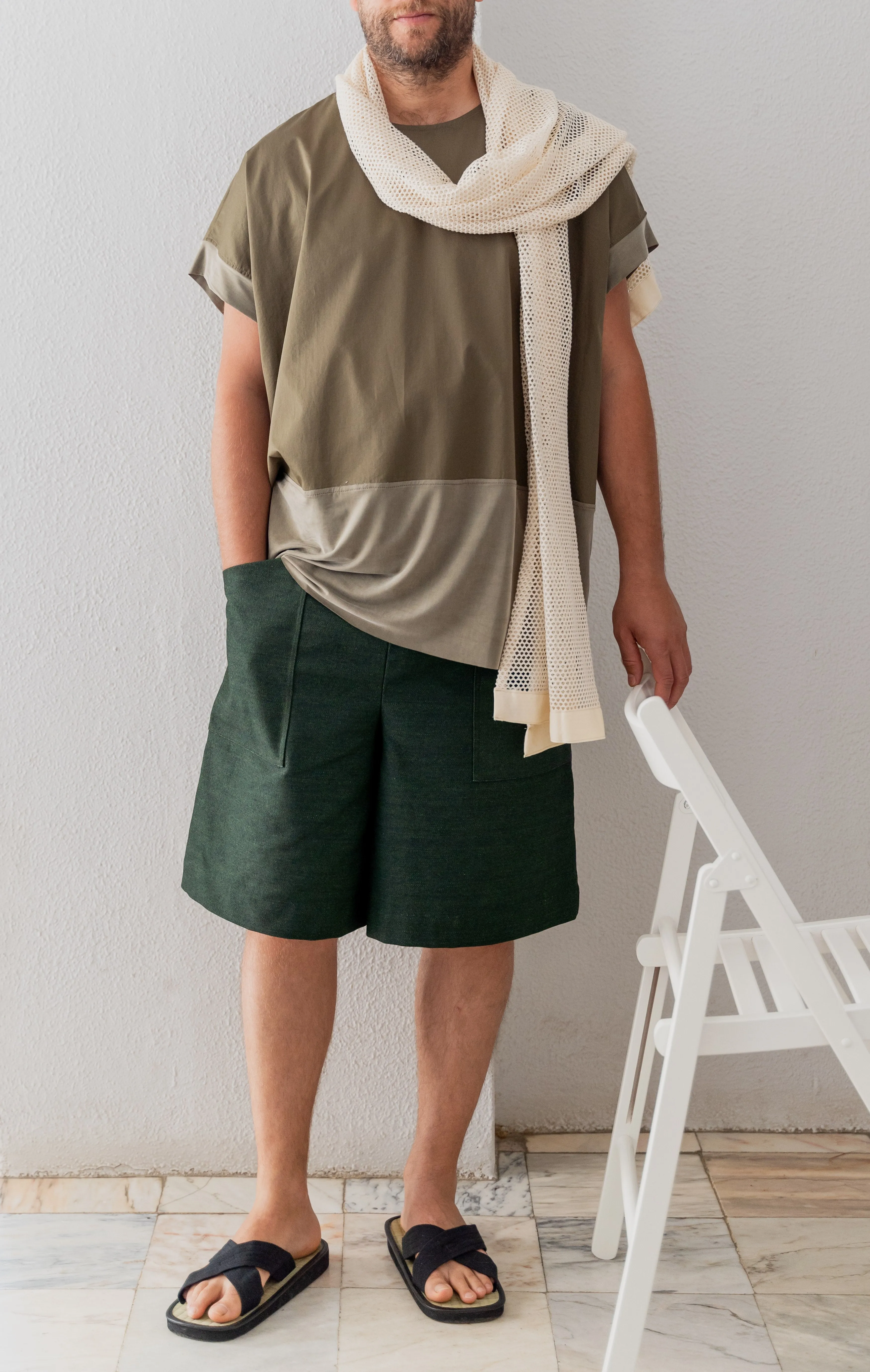 Blouse Oversized in Green