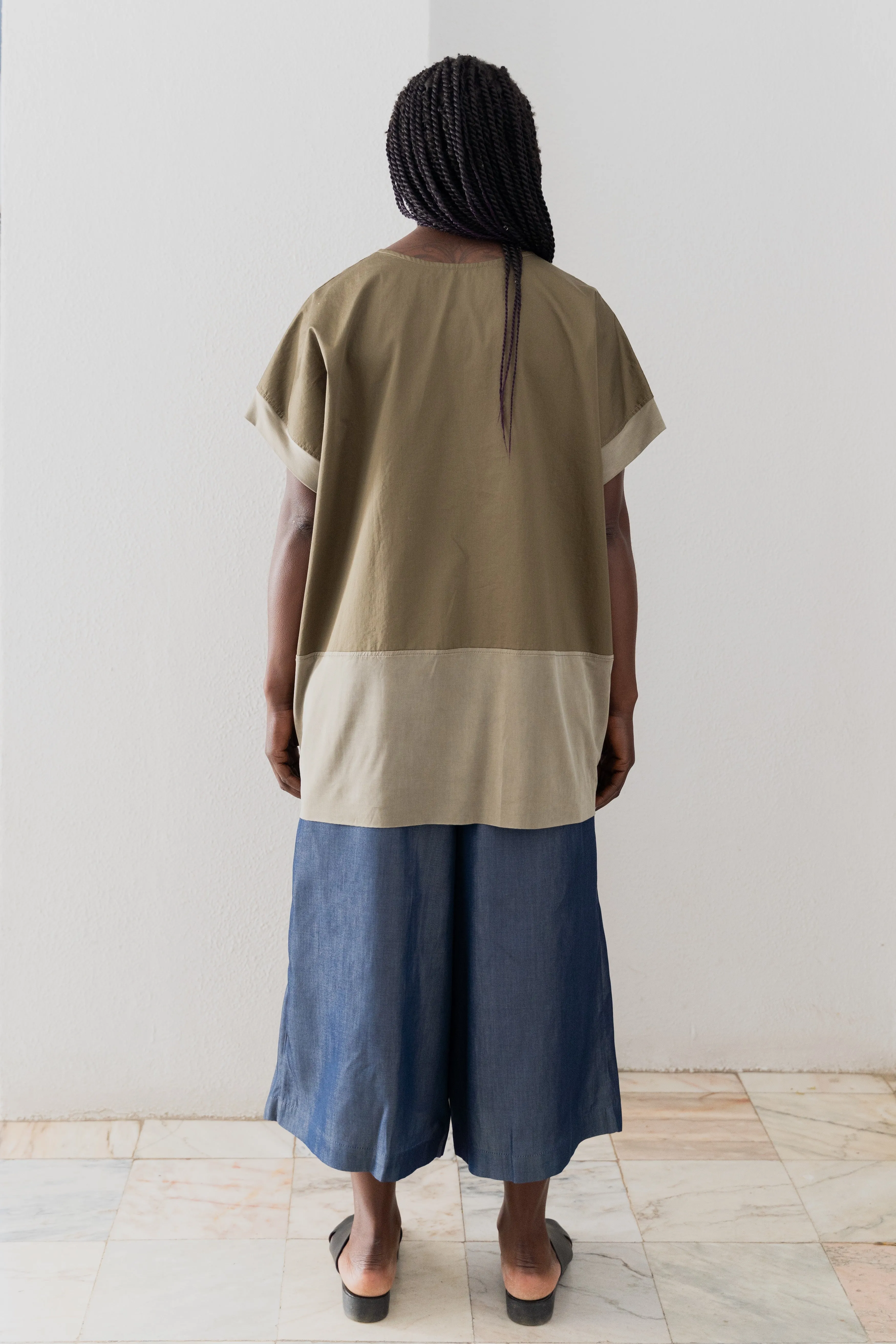 Blouse Oversized in Green