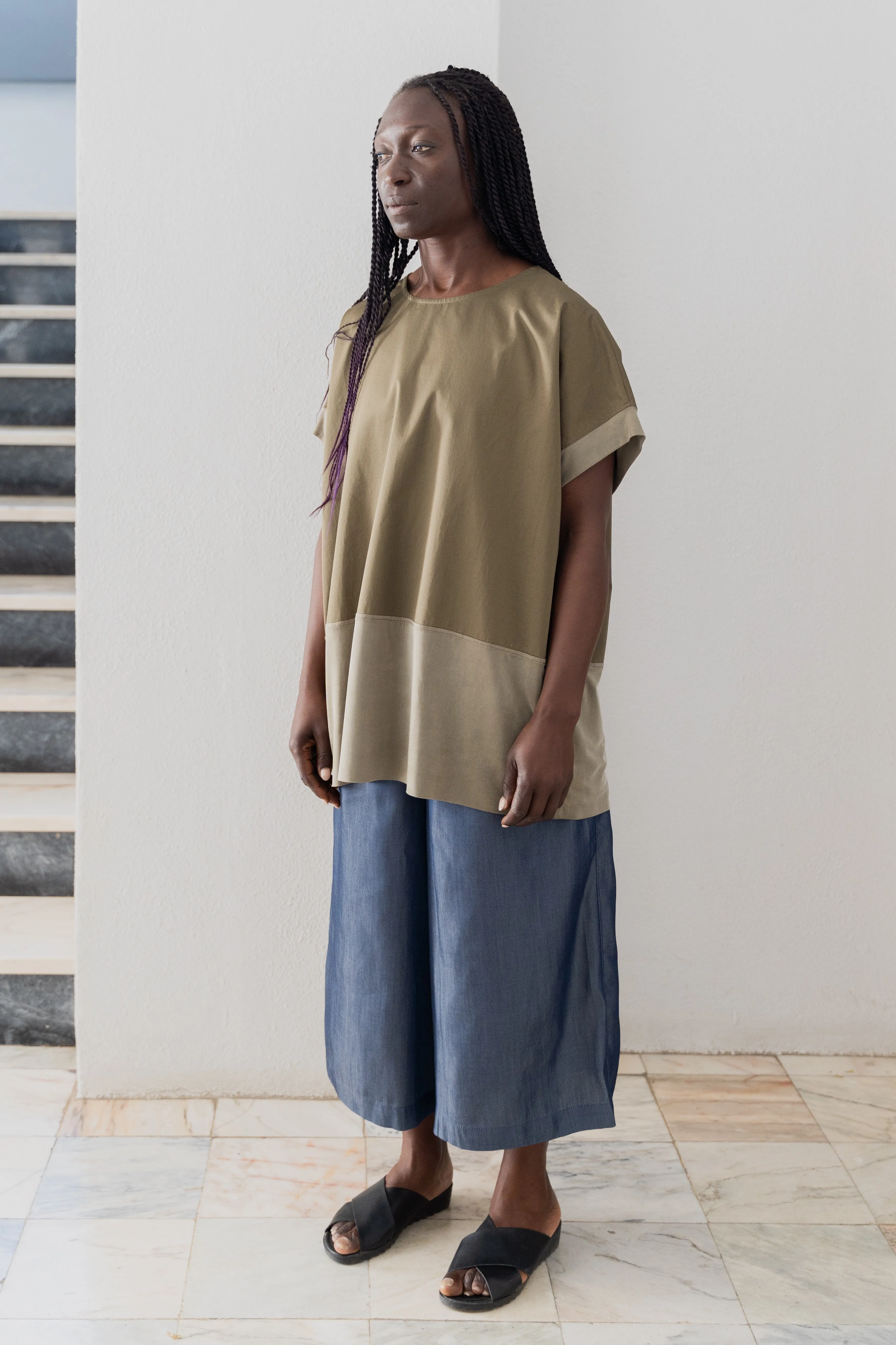 Blouse Oversized in Green