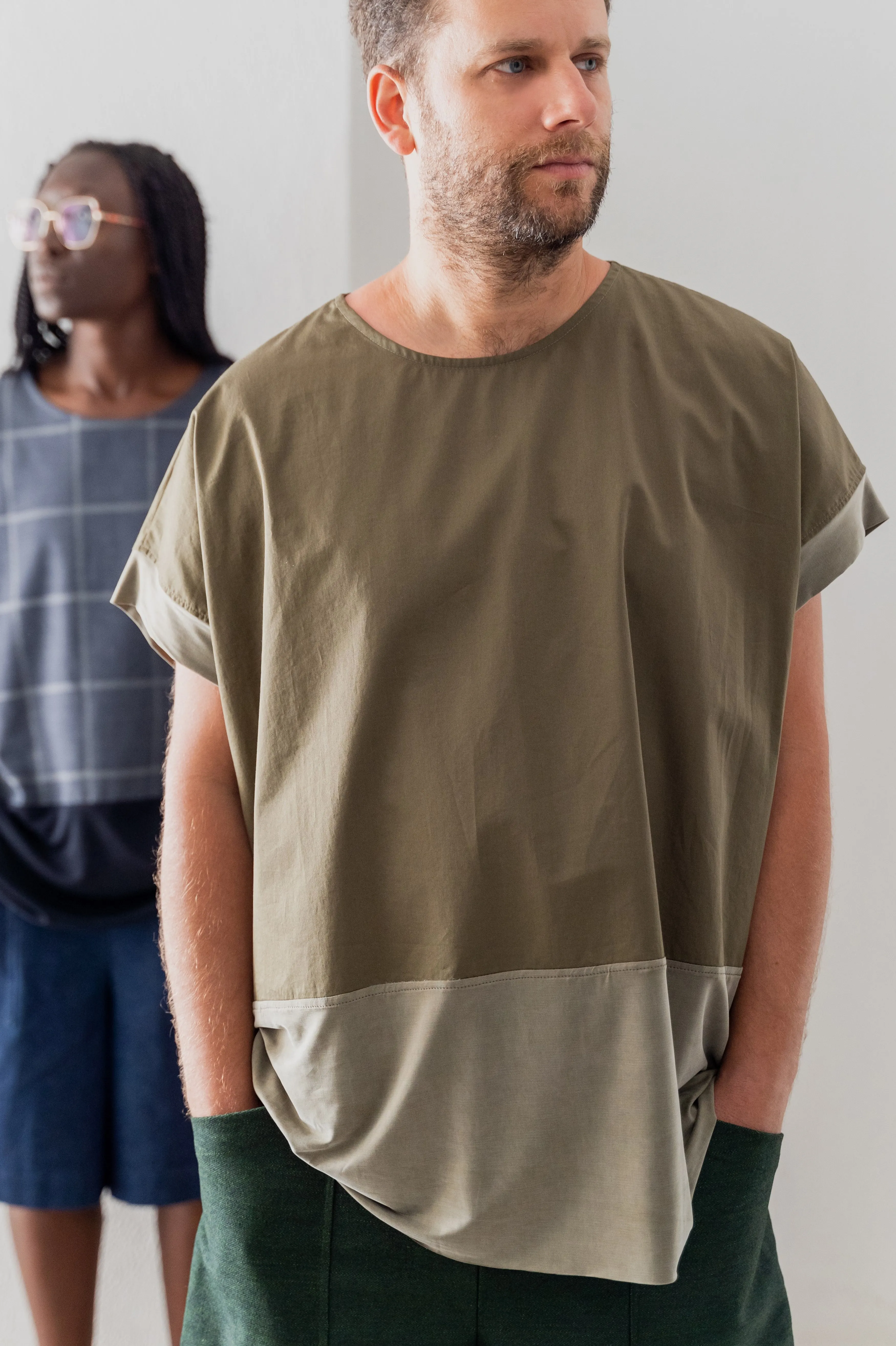 Blouse Oversized in Green