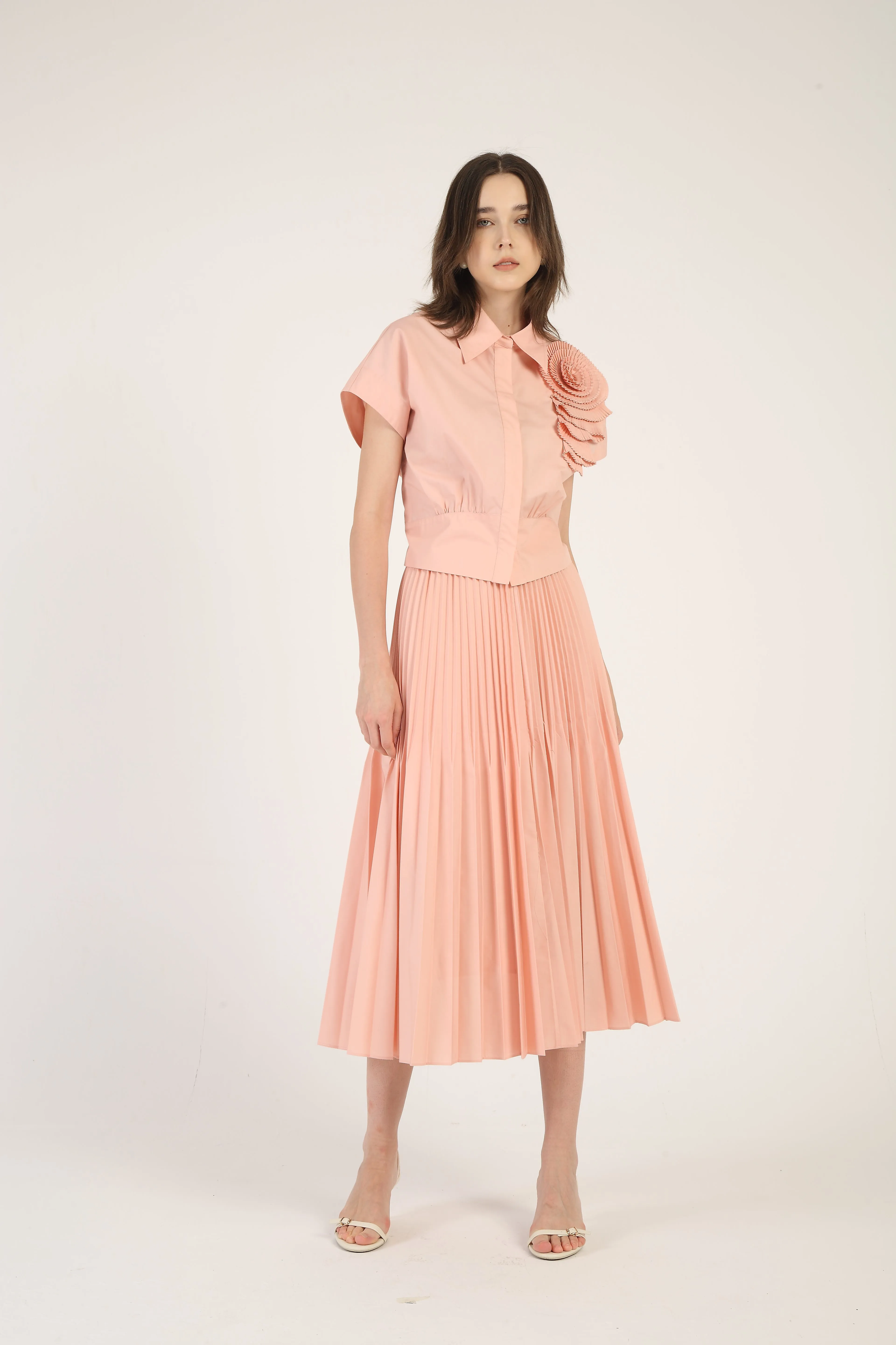 BNI-Y-2444 PINK ROSE TOP