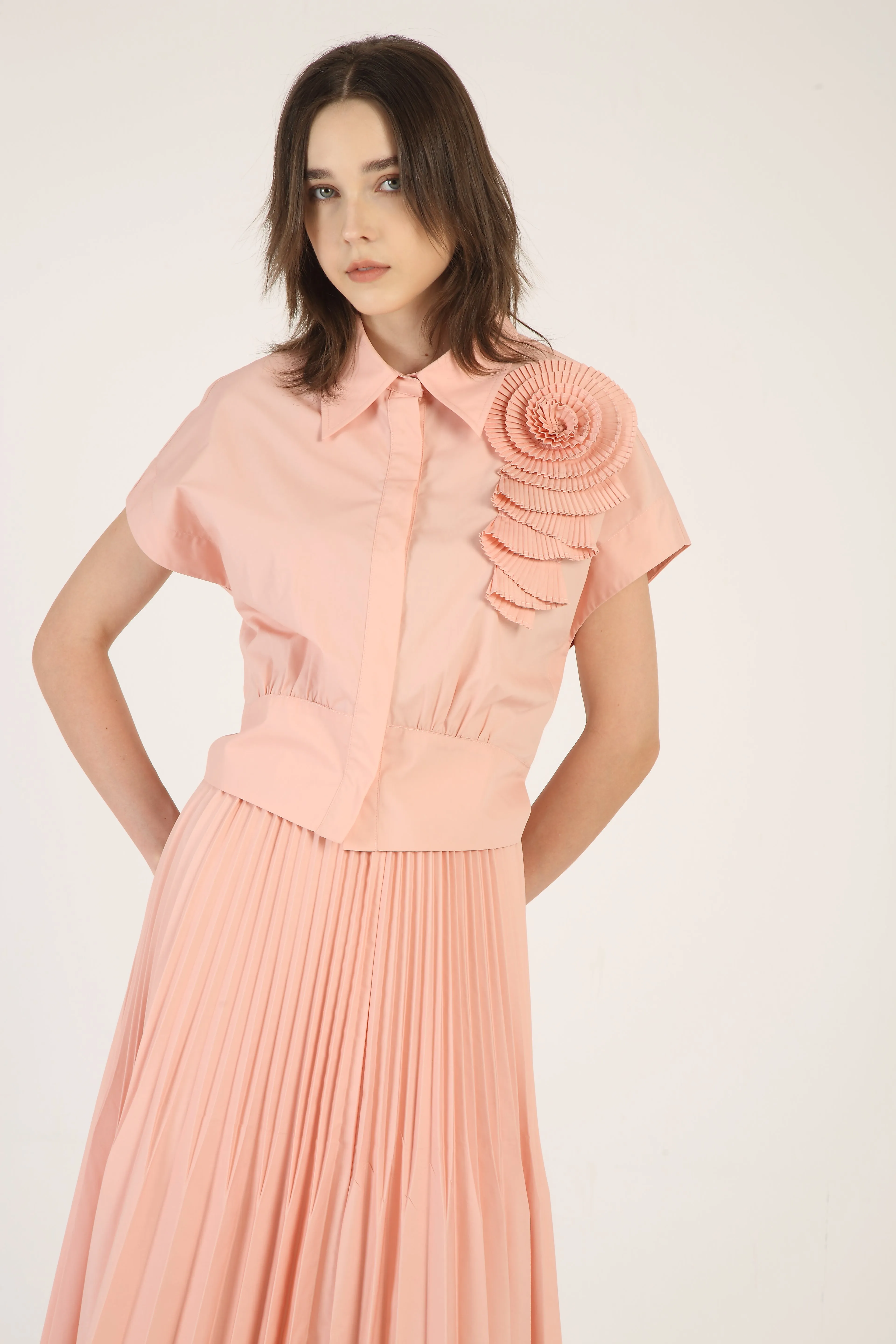 BNI-Y-2444 PINK ROSE TOP