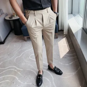 British High Classic Fashion Dress Pants