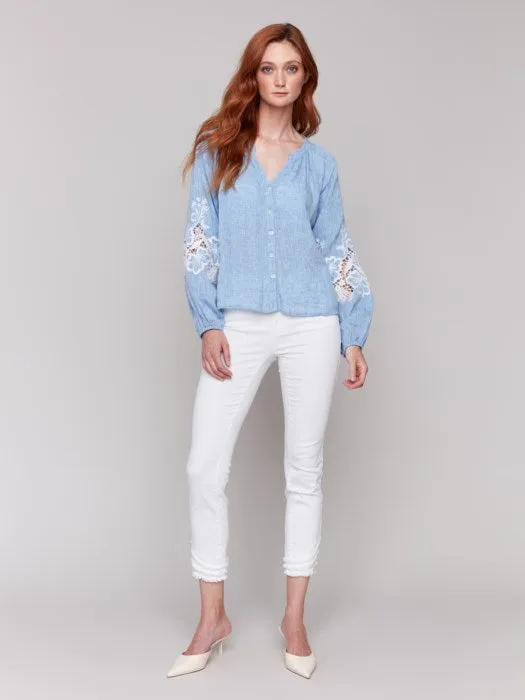 CHAMBRAY ALL DAY TOP
