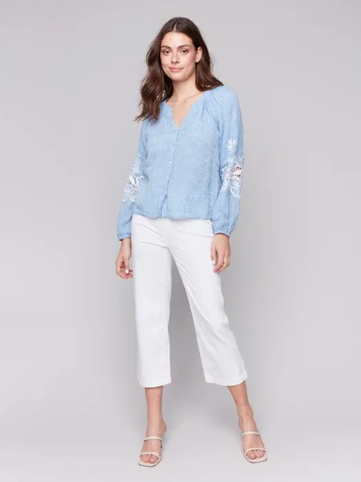 CHAMBRAY ALL DAY TOP