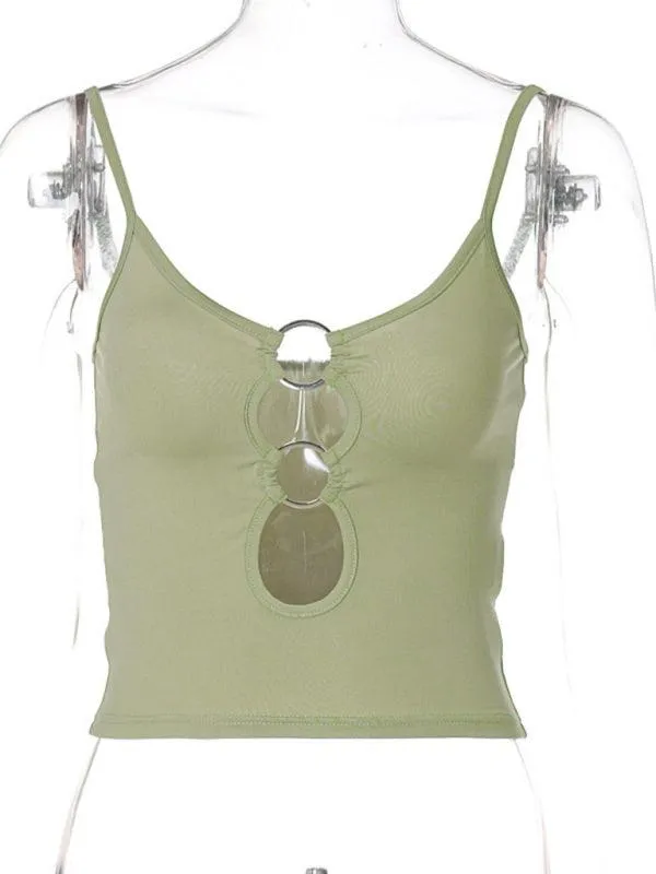 Chic Midriff-Baring Camisole - The Jakoto Collection