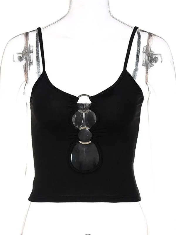 Chic Midriff-Baring Camisole - The Jakoto Collection