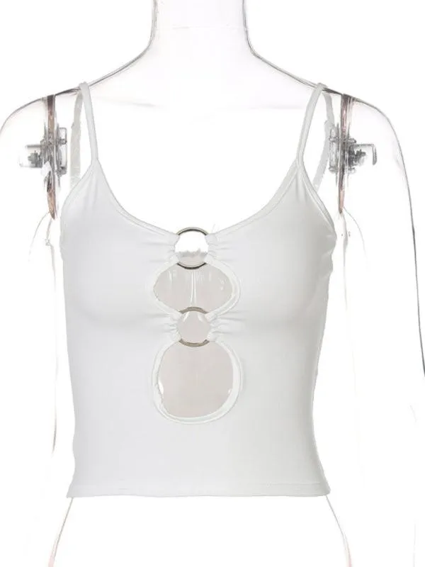 Chic Midriff-Baring Camisole - The Jakoto Collection