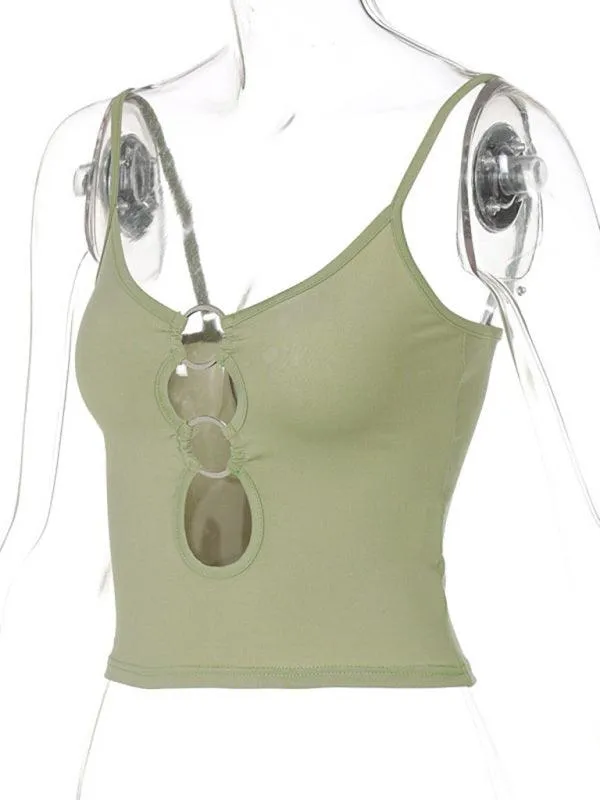 Chic Midriff-Baring Camisole - The Jakoto Collection