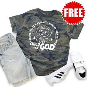 Child of God Lion Youth Tee - 0