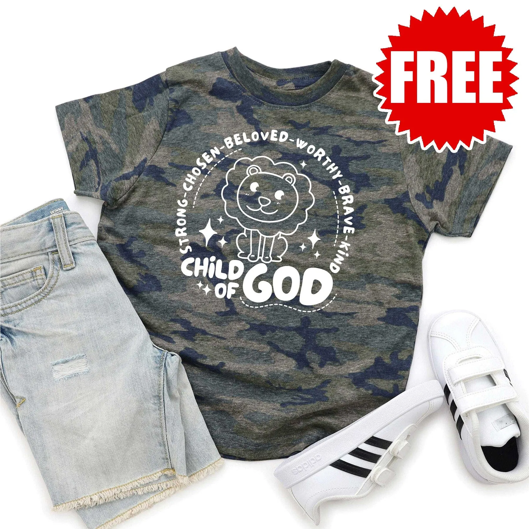 Child of God Lion Youth Tee - 0