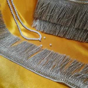 Classic Dull Gold Heavy Kiran Lace