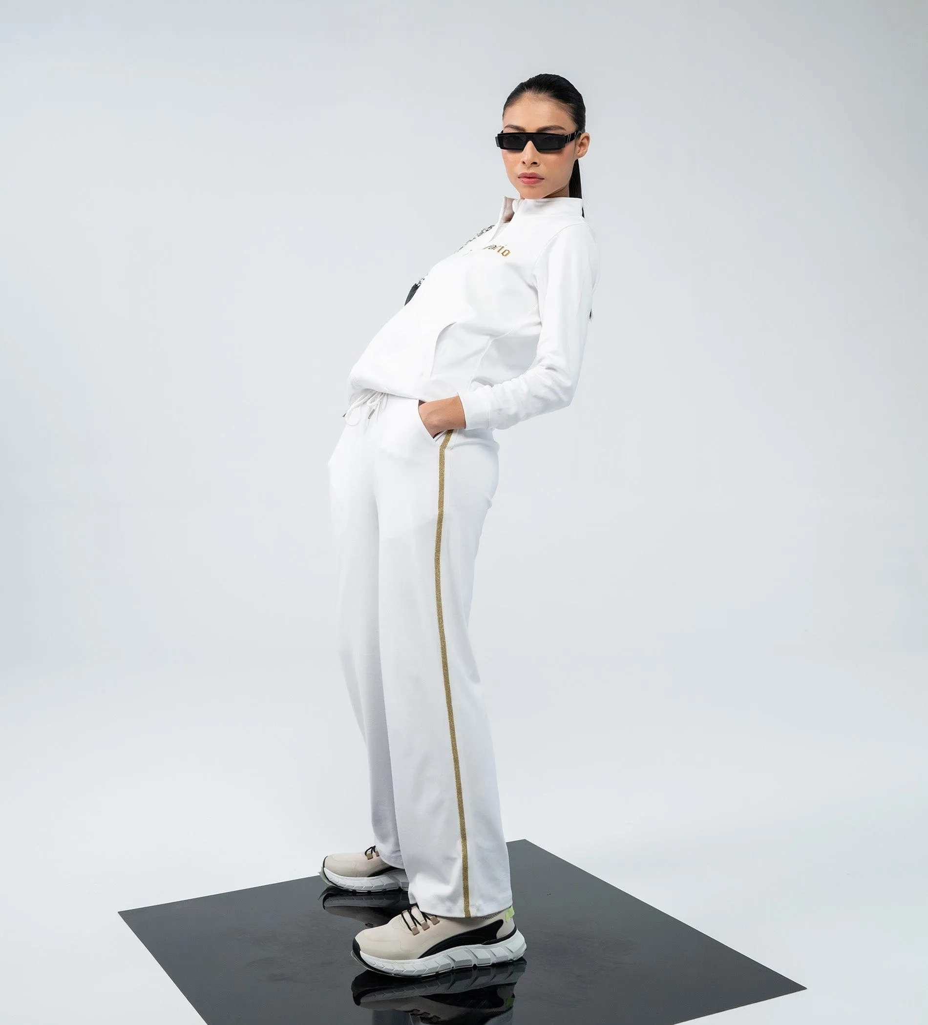 Classic white Trackpants