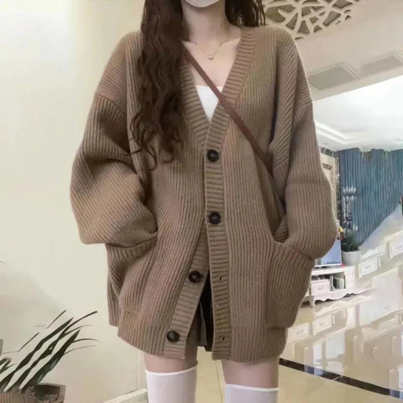 Cozy Oversized Cardigan with Pockets