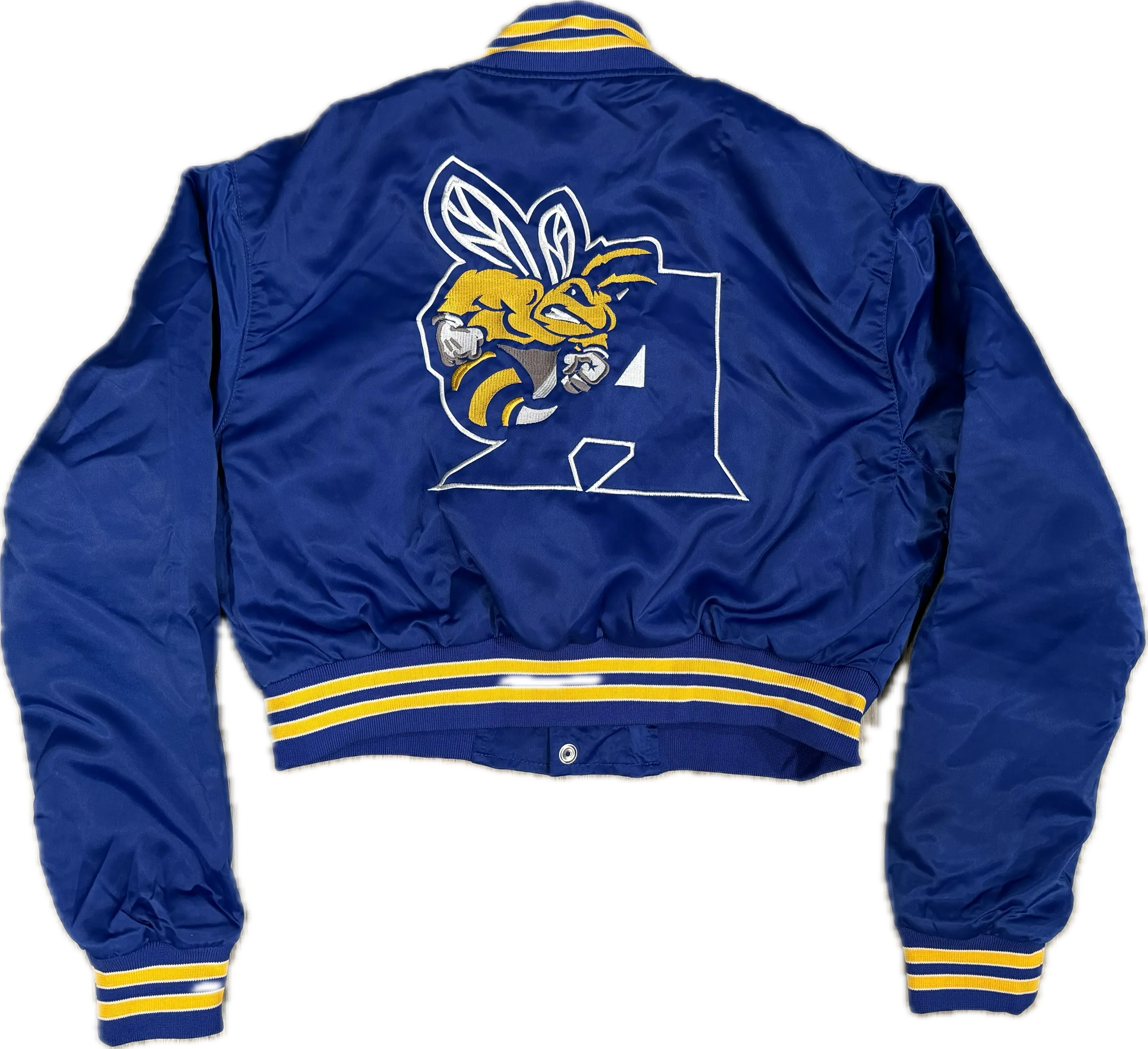 Crop Allen University Bomber Jacket