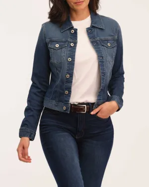 Cut Seam Detail Denim Jacket