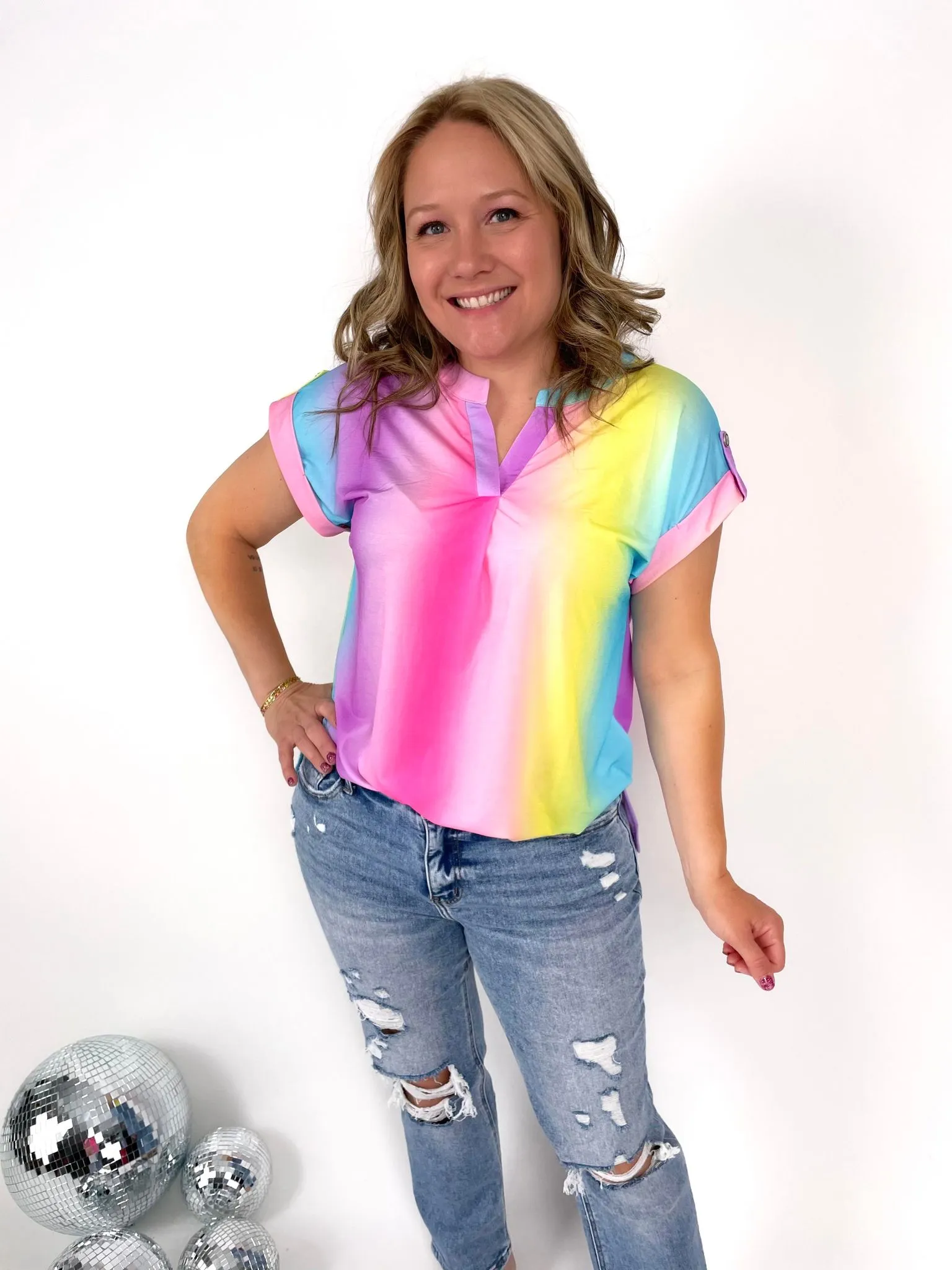 Delicate Hues Top