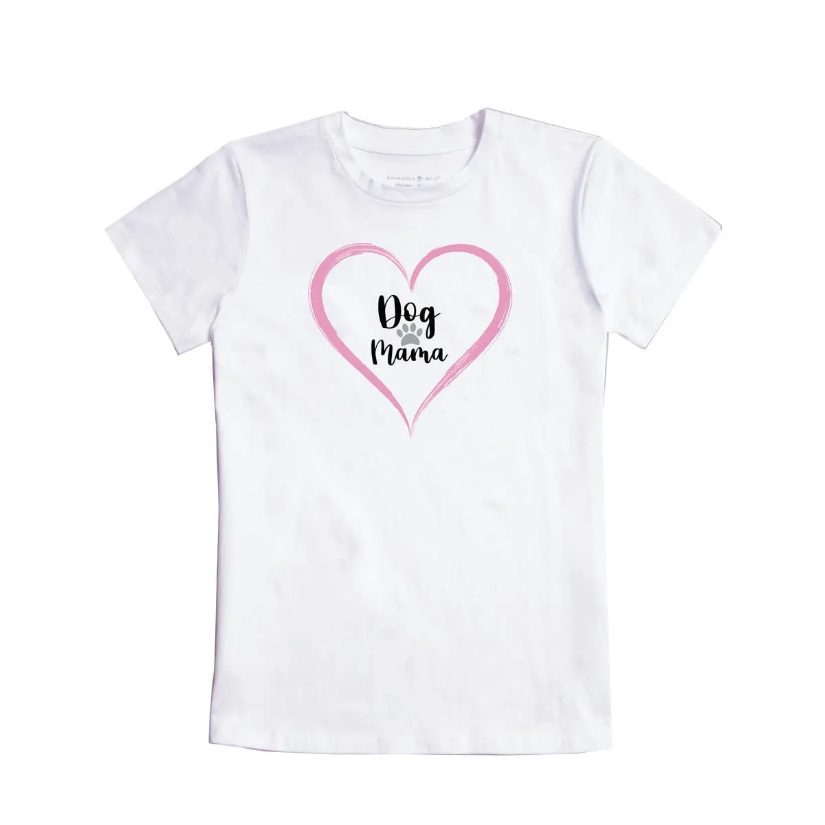 Dog Mama Ladies Top - Womens Tee / White