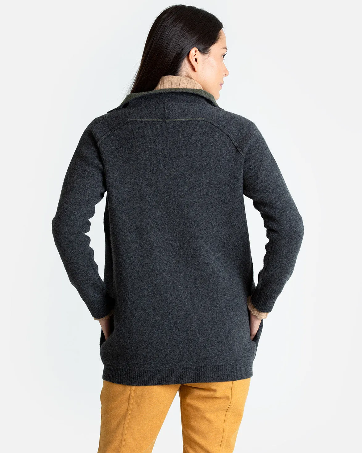 Double Faced Cashmere Coatigan