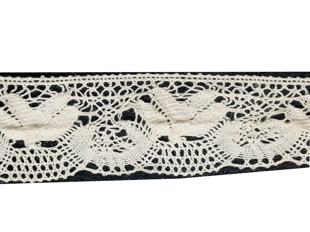 Dyeable Greige Design 668 Cotton Laces