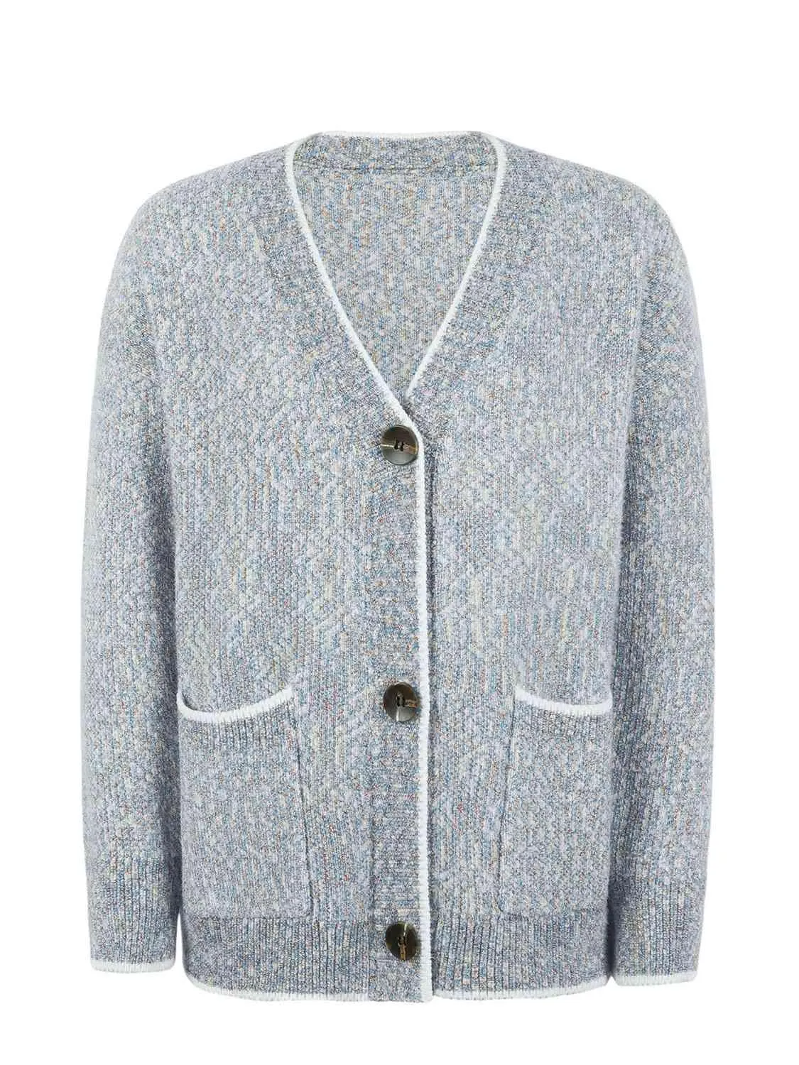 Exceptional Layer Pocketed Button Down Cardigan