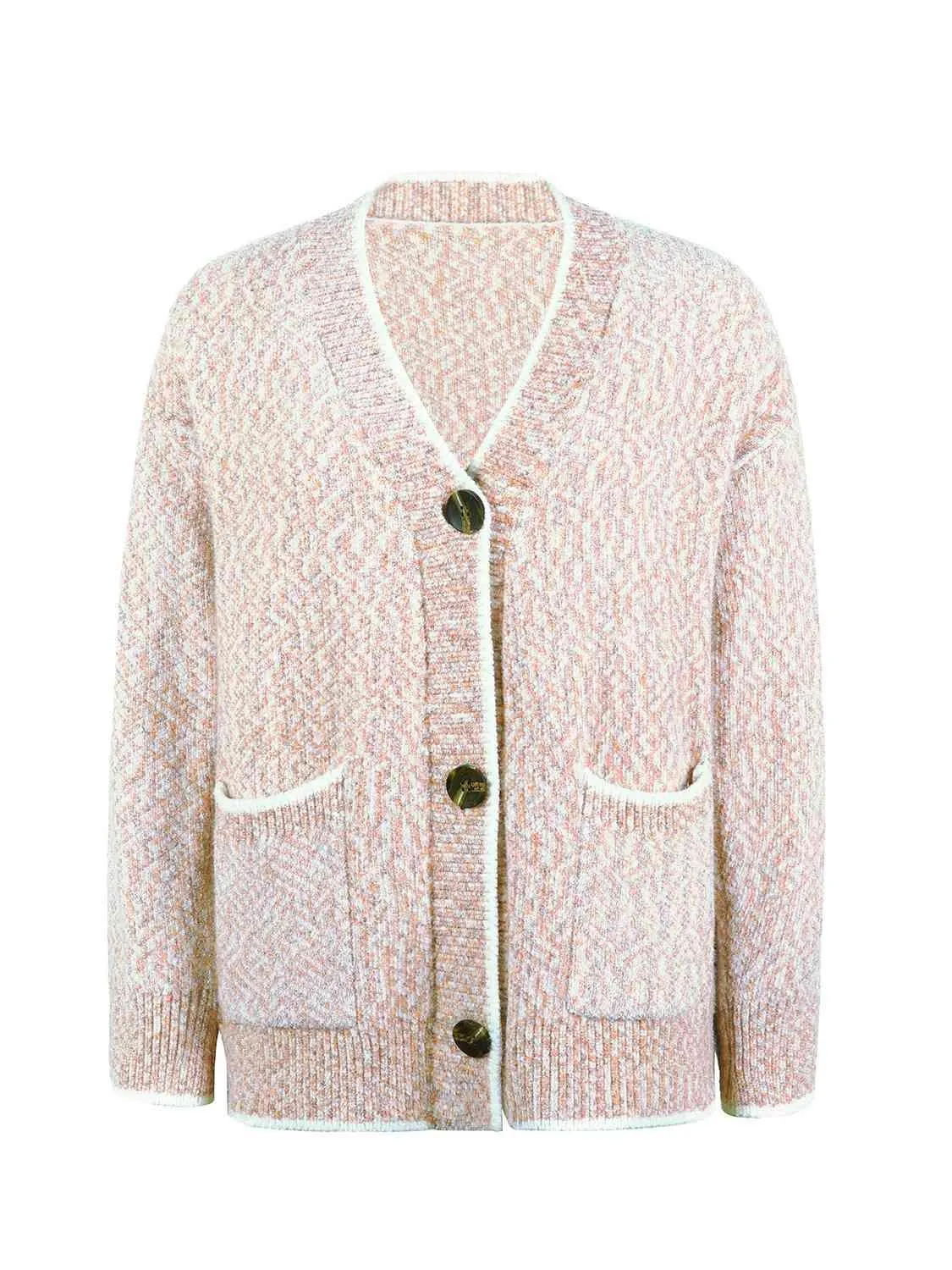 Exceptional Layer Pocketed Button Down Cardigan