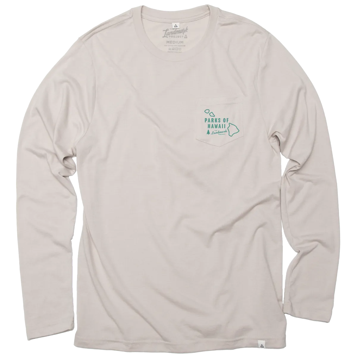 Explore Hawaii Long Sleeve Pocket T-shirt