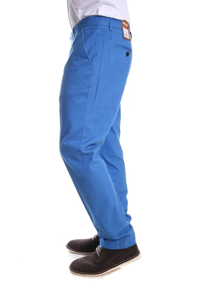 Farah Vintage Terence Tailored Chino Trousers in Azul Blue
