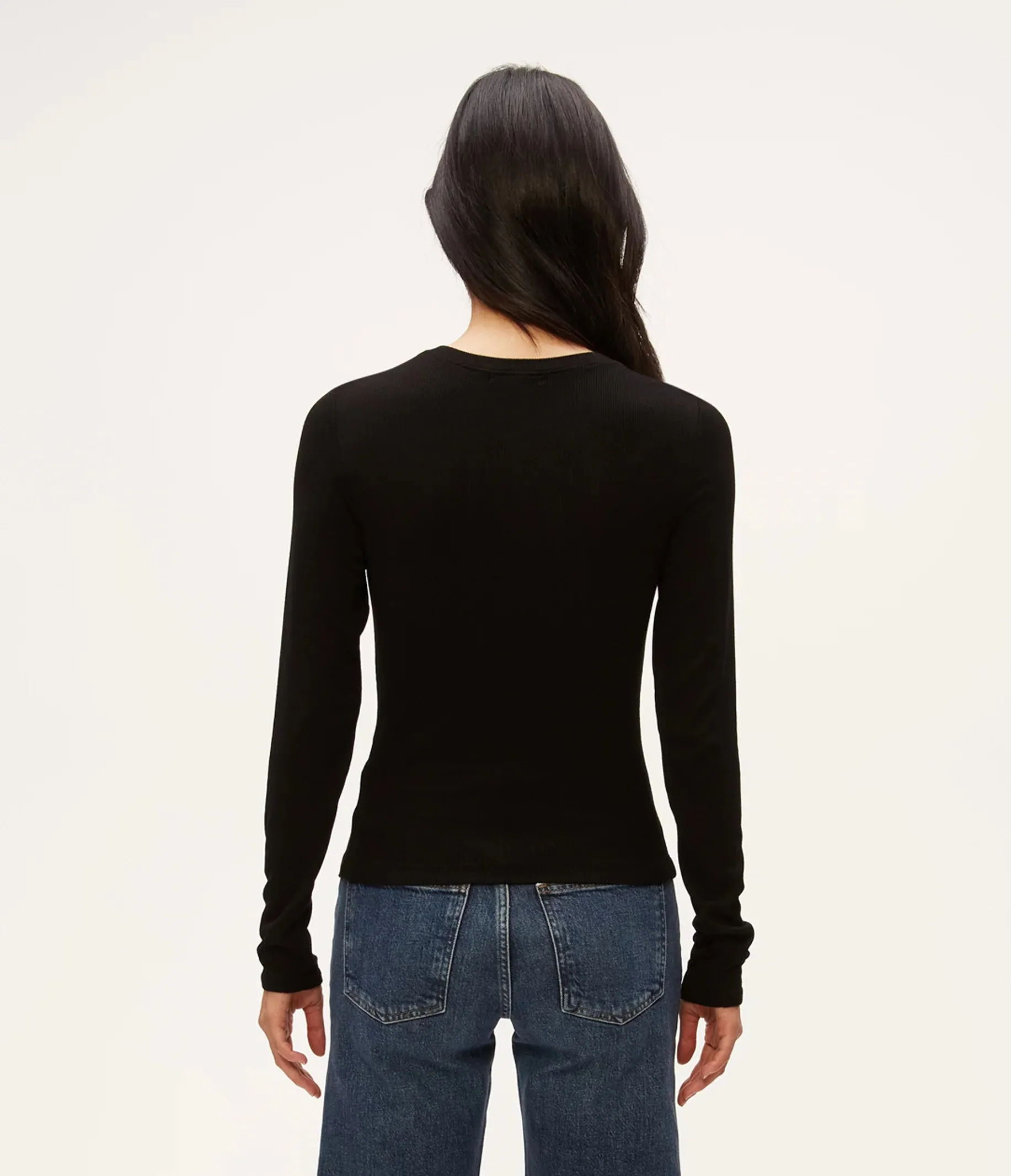 Finn Ribbed Crew Neck Top