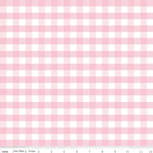 Gingham Double Gauze Pink