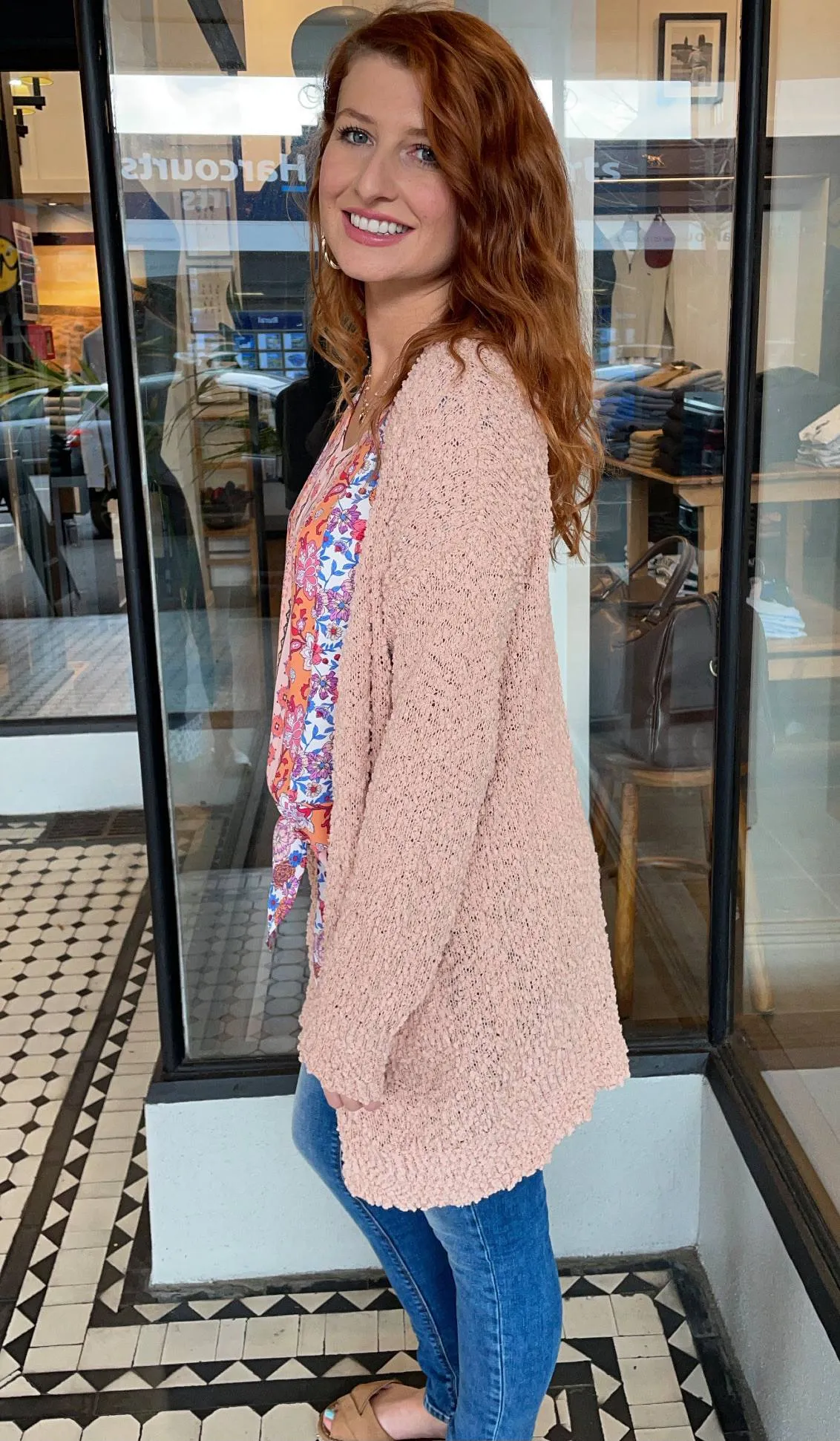 Hazel Cardigan Blush