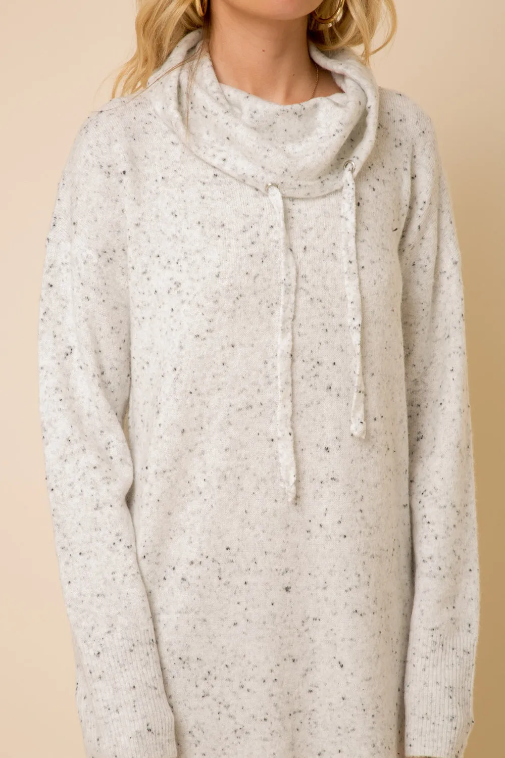Holy Cowl Neck Sweater Dress