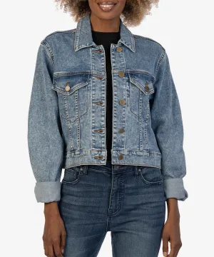 Jacqueline Denim Crop Jacket